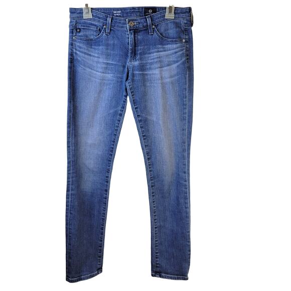 Ag Adriano Goldschmied Jeans Women's 26R The Stilt Cigarette Leg Medium Wash - Picture 1 of 8